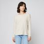 Voir la diapositive 1 : INEXTENSO T-shirt manches longues beige chiné femme