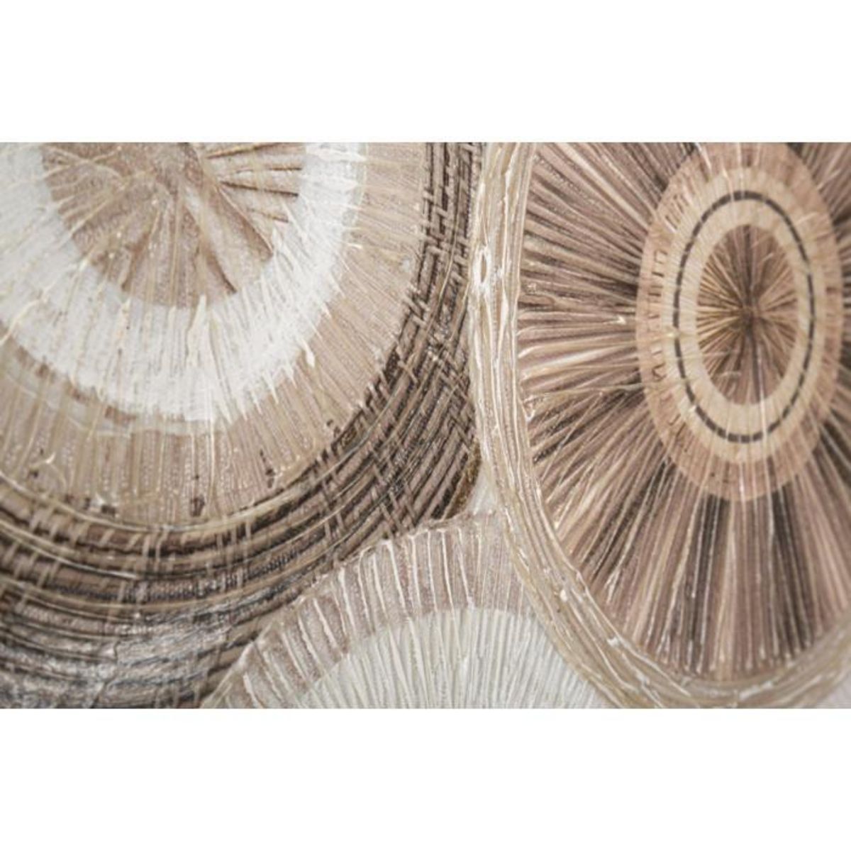 Paris Prix Toile Imprimée Déco  Circlys  50x100cm Marron