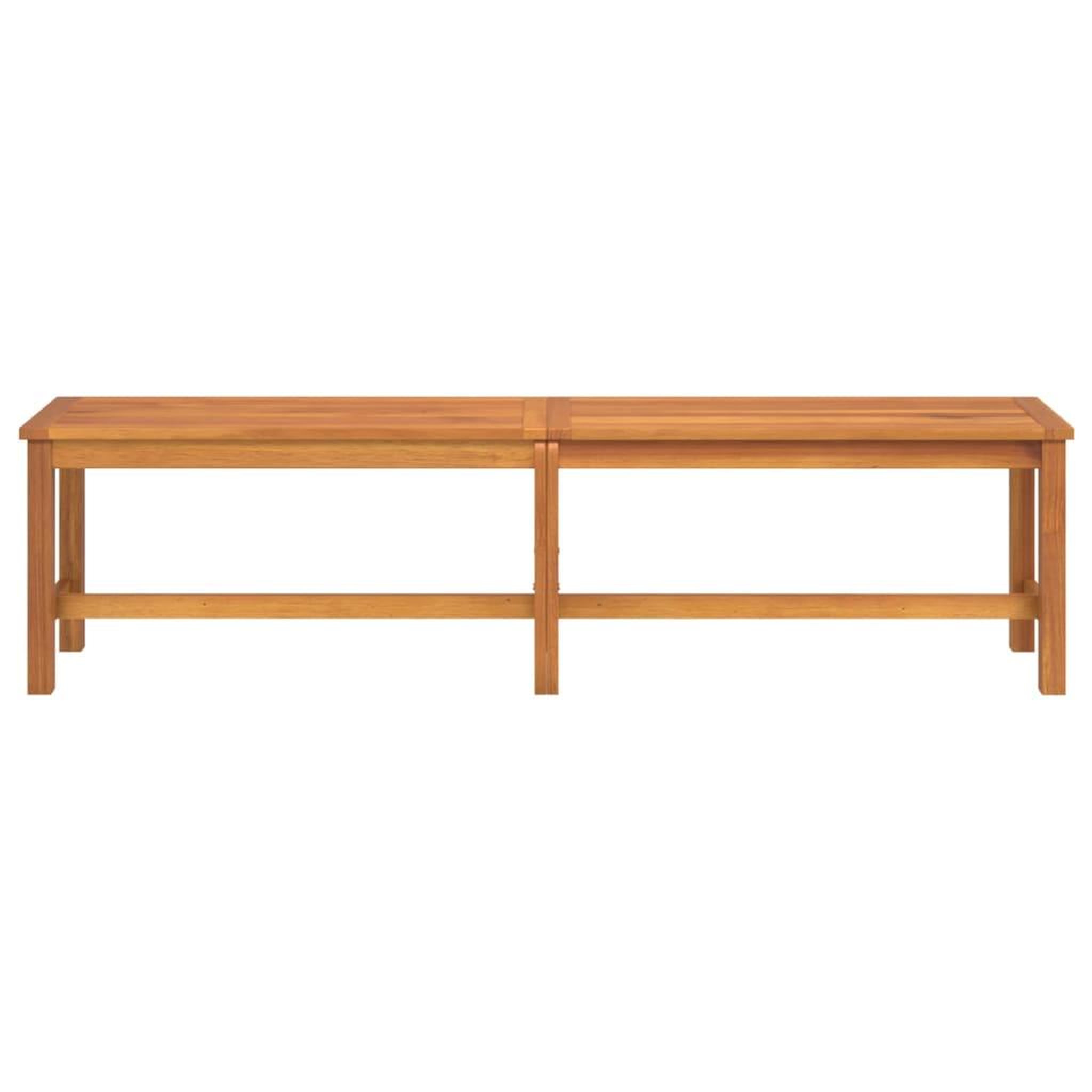 Voir la diapositive 3 : VIDAXL Banc de jardin 180x35x45 cm bois massif d'acacia