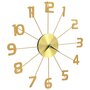 Voir la diapositive 3 : VIDAXL Horloge murale Metal 50 cm Dore