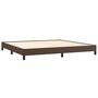 Voir la diapositive 4 : VIDAXL Cadre de lit sans matelas marron 200x200 cm similicuir