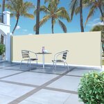VIDAXL Auvent lateral retractable 160 x 500 cm Creme