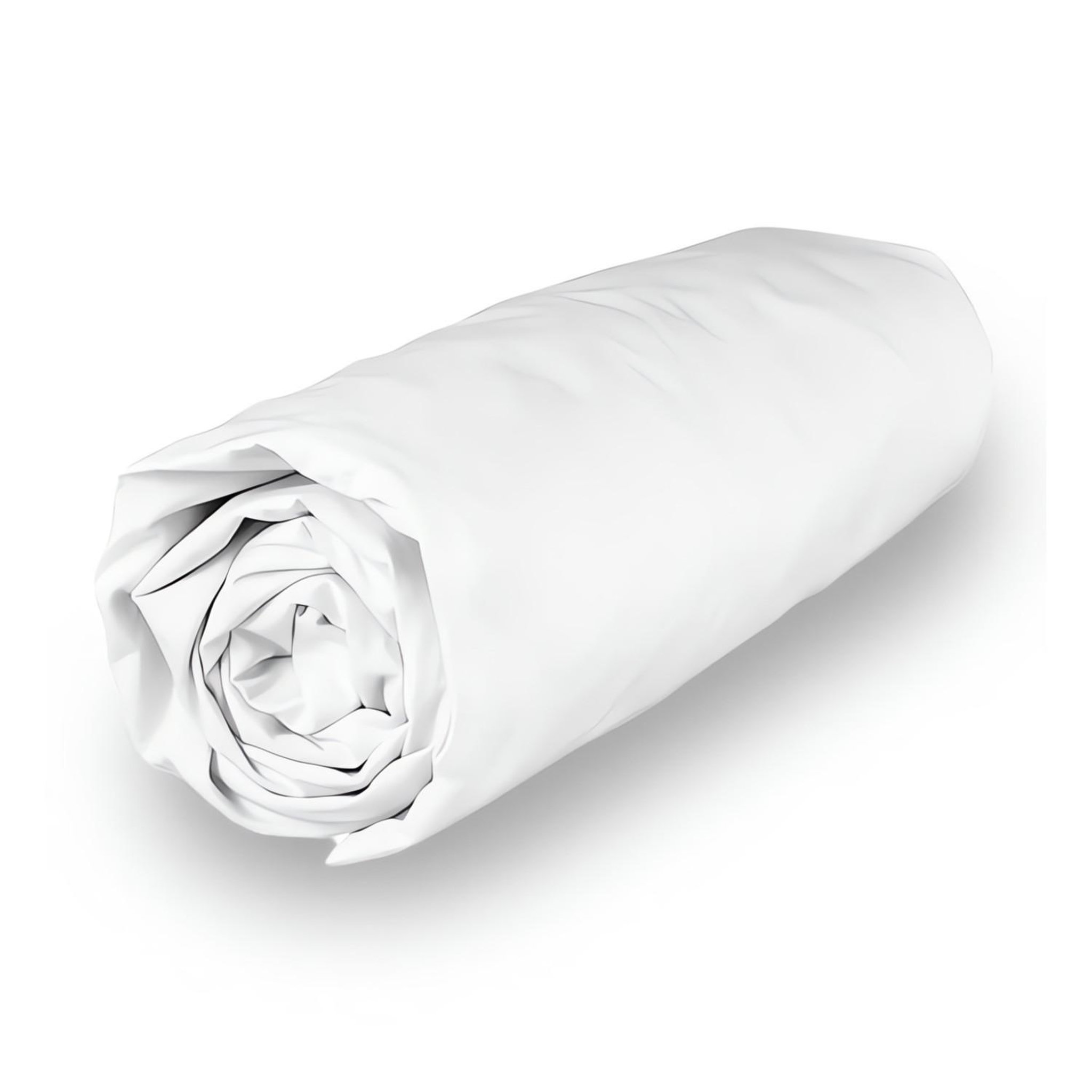 SOLEIL D'OCRE Drap housse en coton PERCALE, par Soleil d'ocre. Coloris disponibles : Blanc, Gris, Beige