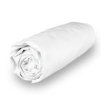 SOLEIL D'OCRE Drap housse en coton PERCALE, par Soleil d'ocre. Coloris disponibles : Gris, Beige, Blanc