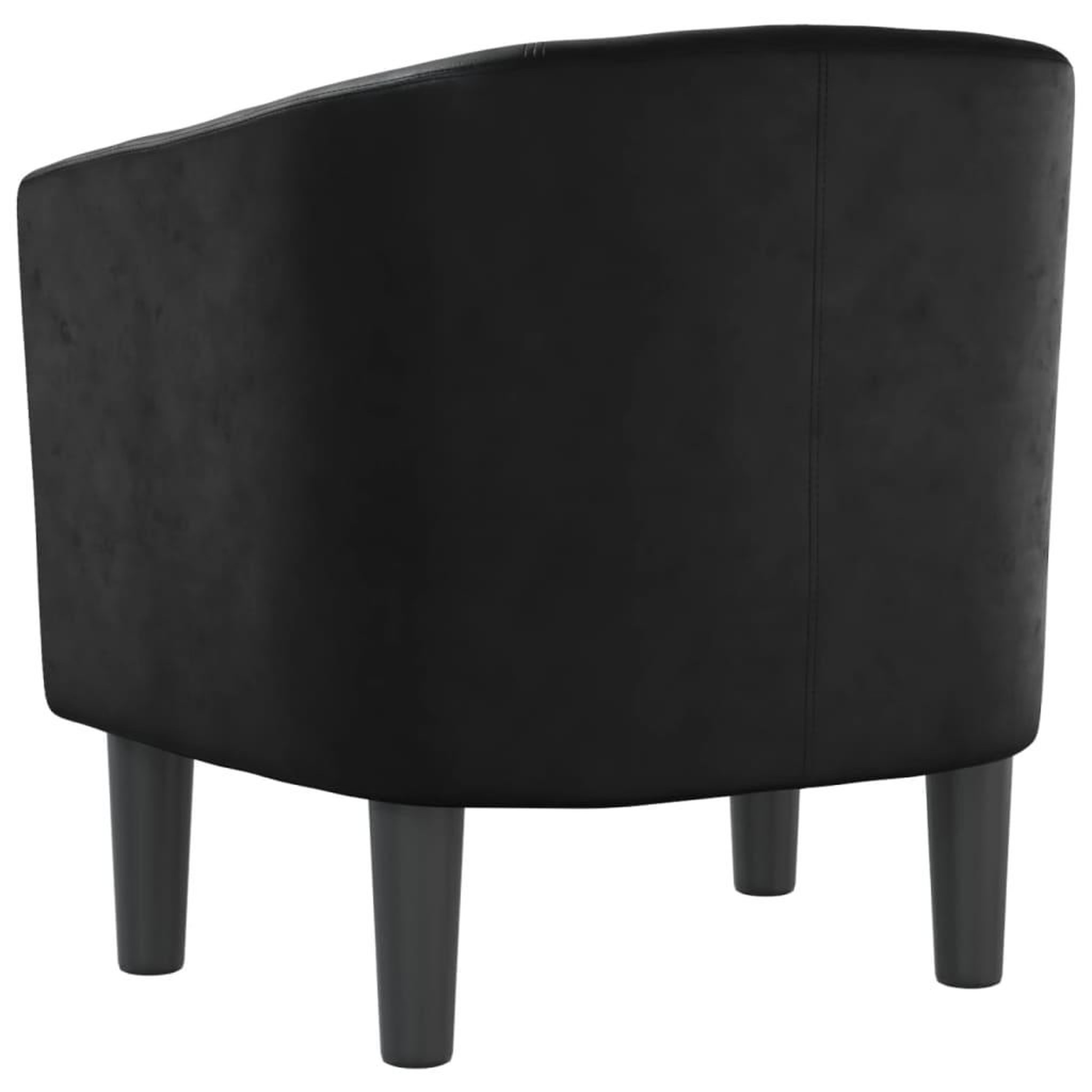 Voir la diapositive 5 : VIDAXL Fauteuil noir similicuir