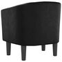 Voir la diapositive 5 : VIDAXL Fauteuil noir similicuir