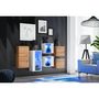 Voir la diapositive 2 : Paris Prix Meuble de Rangement  Switch SBIV  320cm Naturel & Blanc
