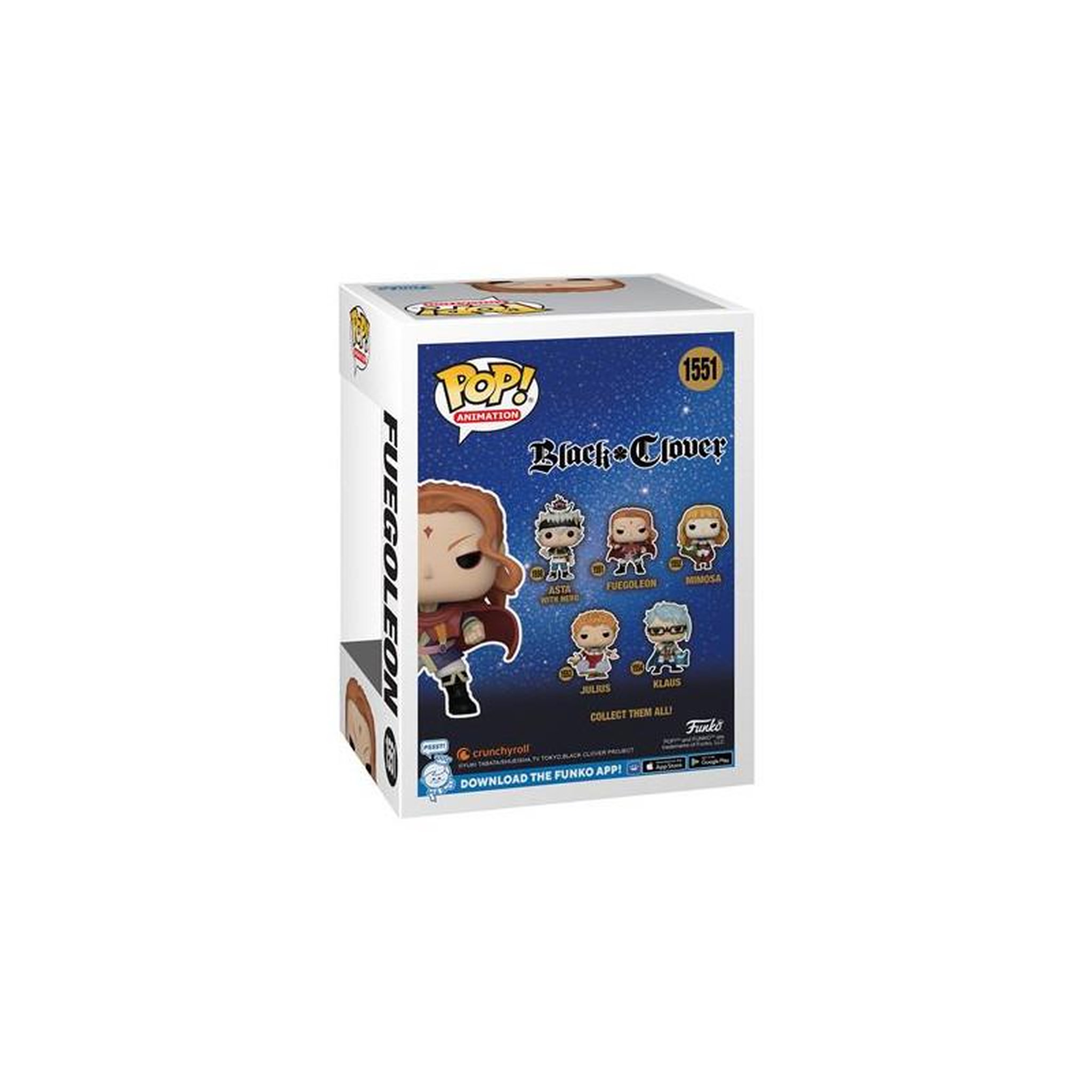 Funko Figurine Funko Pop Animation Black Clover Fuegoleon