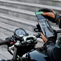 SHAPEHEART Support smartphone telephone guidon de moto XXL