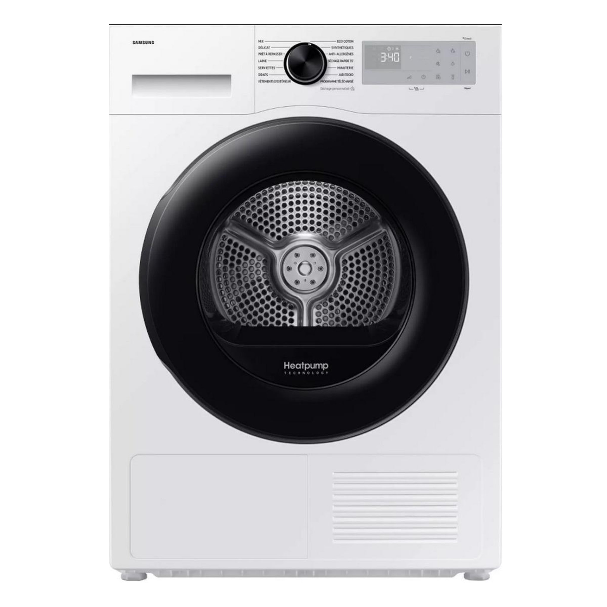 Samsung Sèche-linge pompe à chaleur 60cm 8kg blanc - dv80dg52b0ah