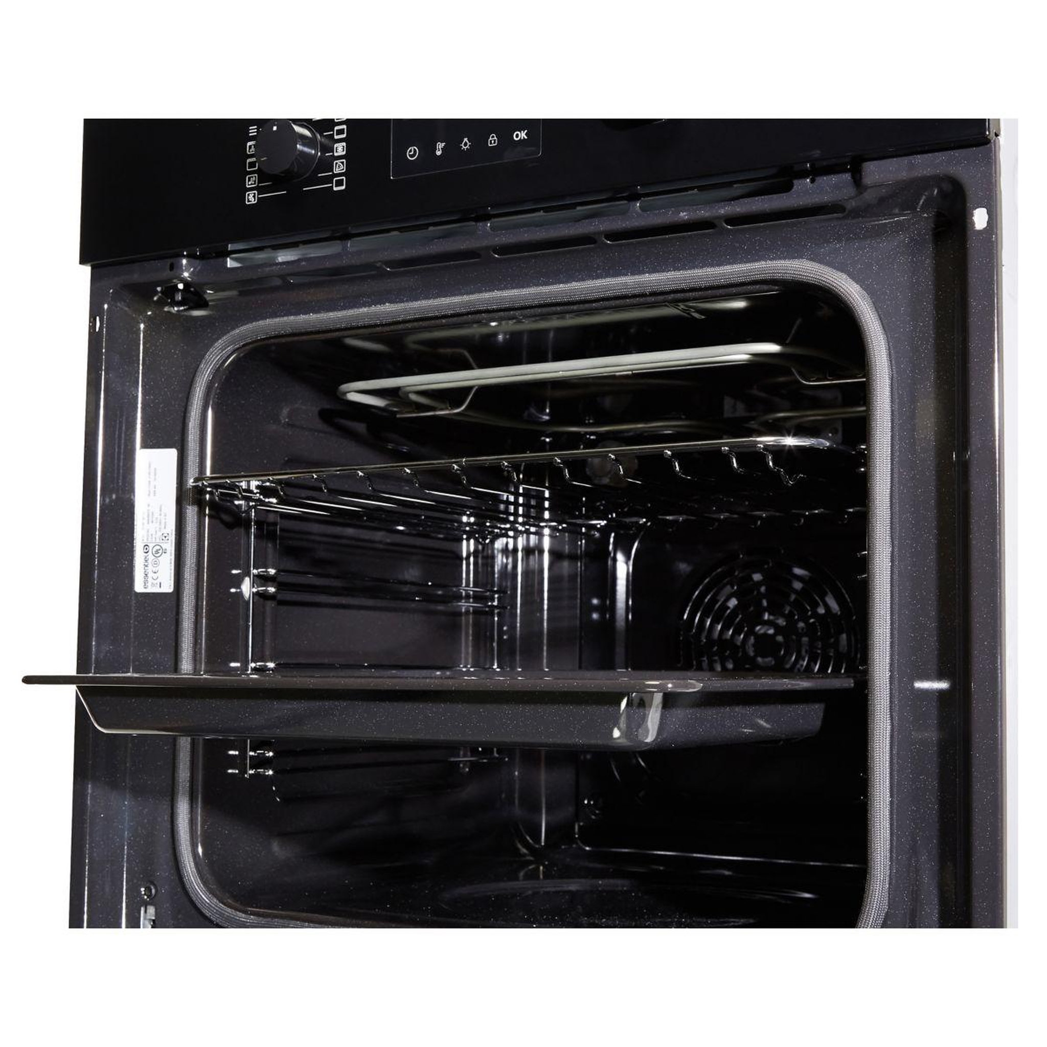 Voir la diapositive 5 : ESSENTIEL B Four encastrable efmp 581n2 - pyrolyse - chaleur tournante - porte froide