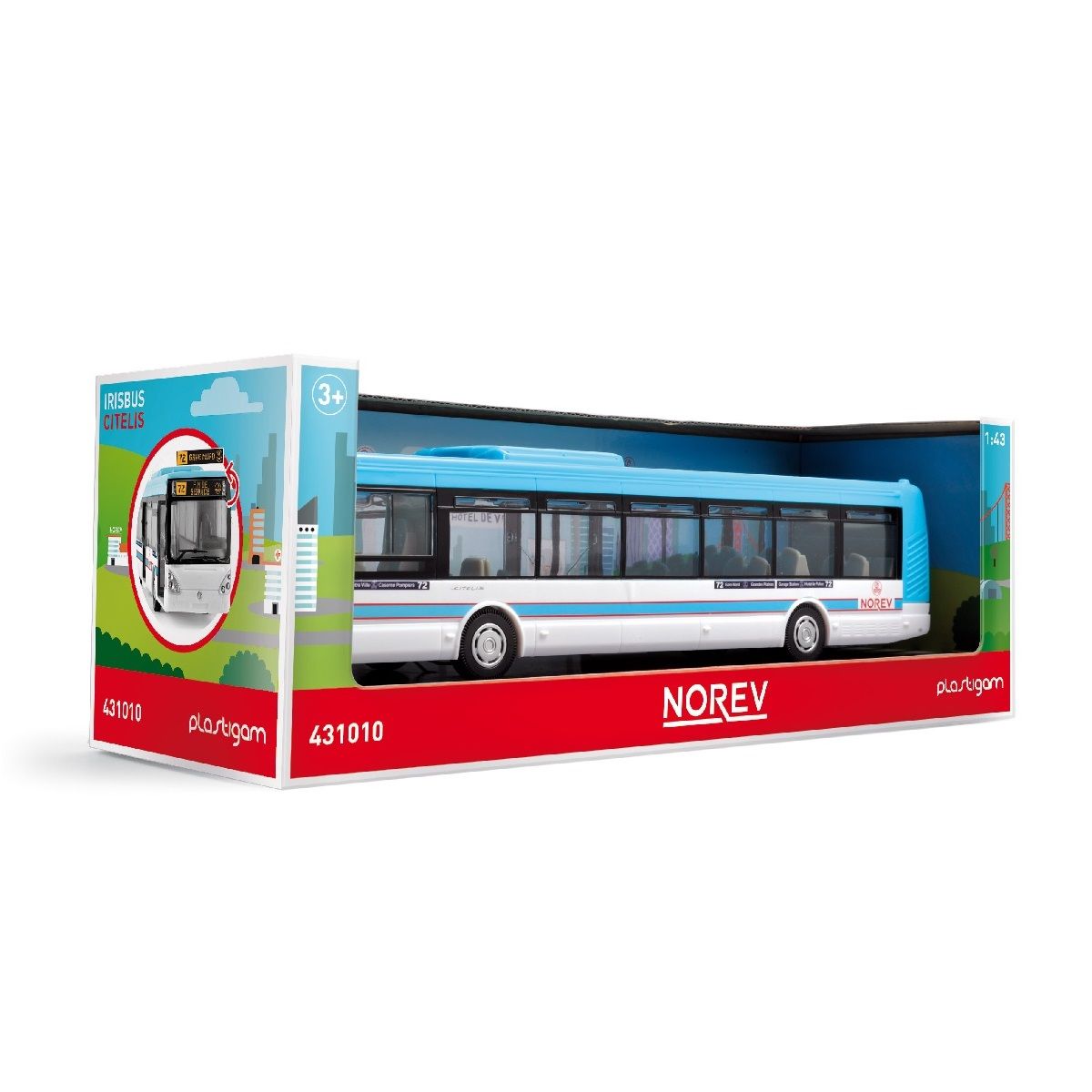 NOREV Bus Irisbus Plastigam 1/43ème