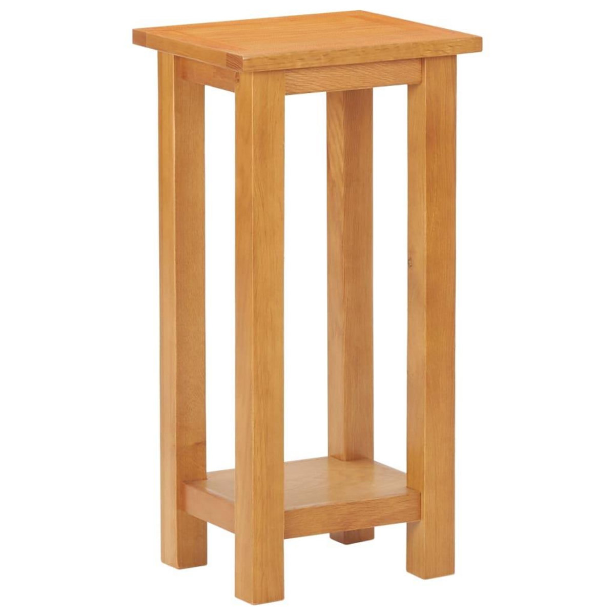 VIDAXL Table d'appoint 27x24x55 cm Bois de chene massif