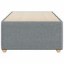 Voir la diapositive 4 : VIDAXL Cadre de lit sans matelas gris clair 90x190 cm tissu