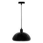 ATMOSPHERA Lampe Suspension Champignon  Savio  27cm Noir