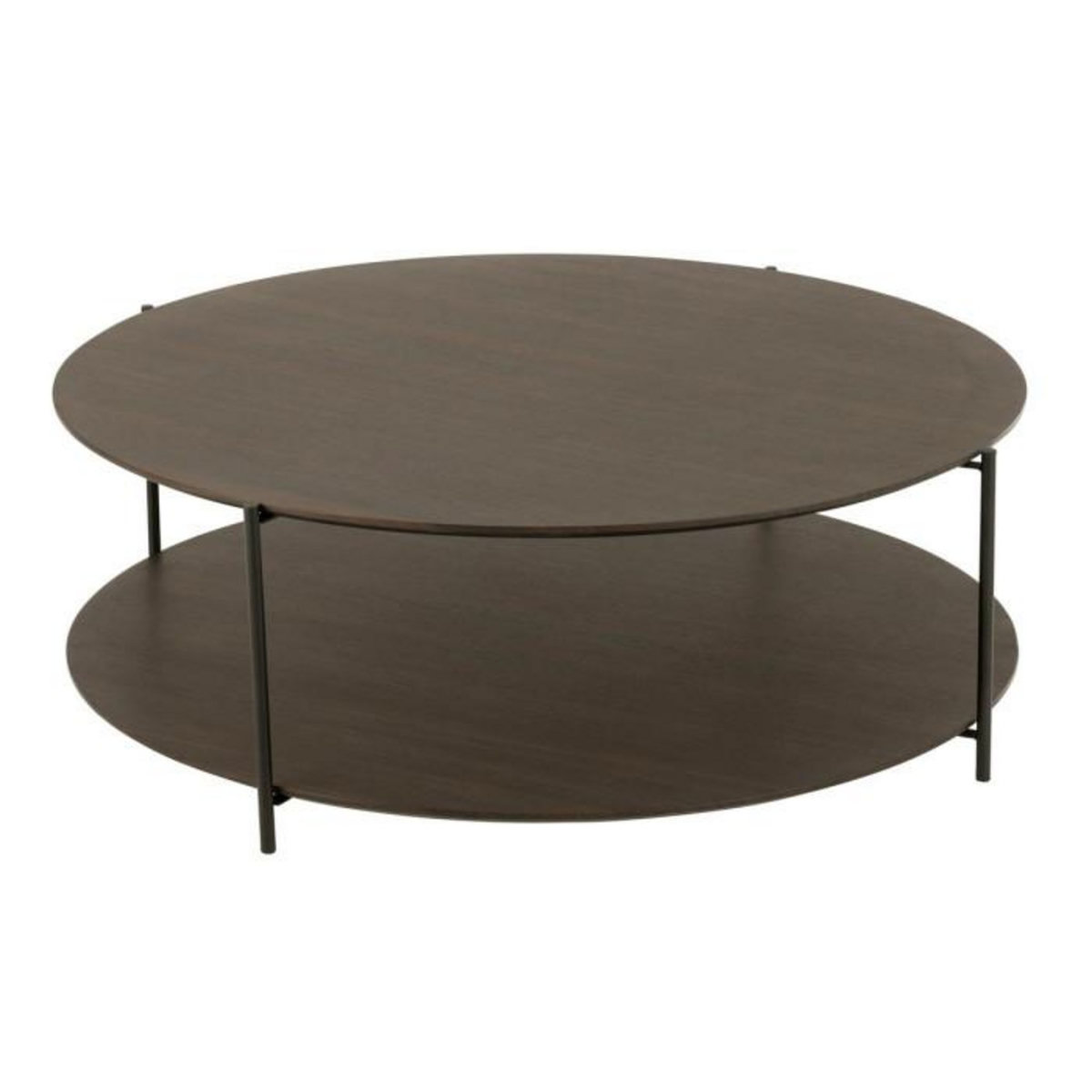 Paris Prix Table Basse Design  Rodolfo  113cm Marron Foncé