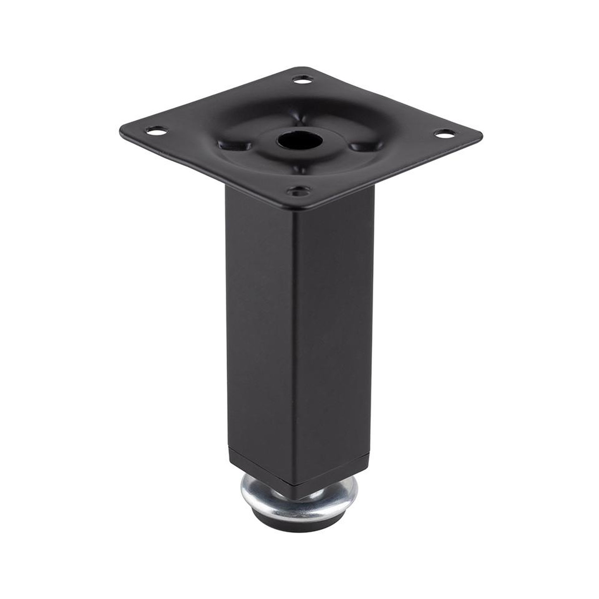 CENTRALE BRICO Pied de meuble fs015 100 mm réglable noir mat