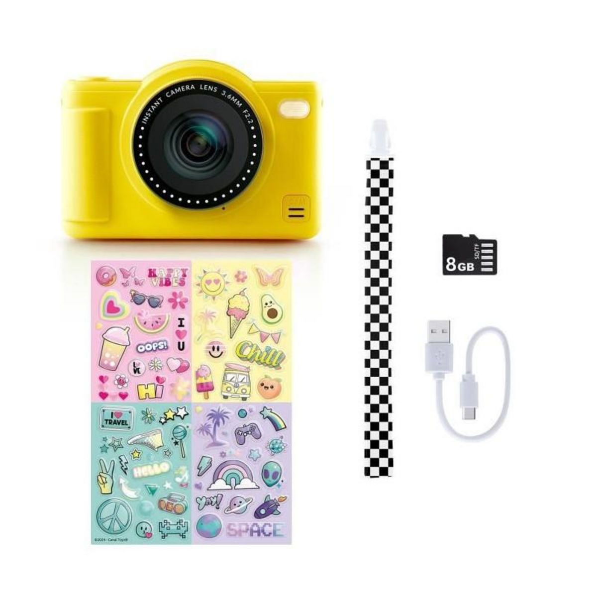 PHOTO CREATOR Appareil photo numérique Canal Toys Photo Creator jaune