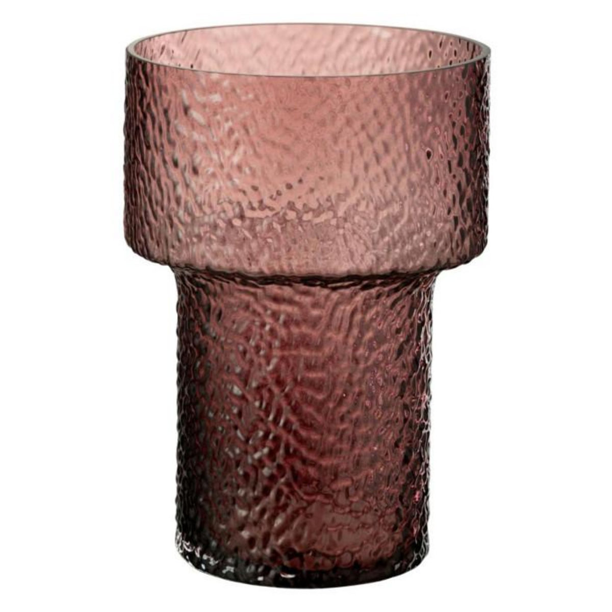 Paris Prix Vase Design en Verre  Betty  30cm Rose
