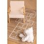 Voir la diapositive 2 : Atmosphera Kids Tapis enfant rectangulaire Marelle - 80 x 150 cm - Jute