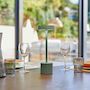 Voir la diapositive 4 : Lumisky Lampe de table sans fil touch LED ROBY Vert olive Aluminium H30cm