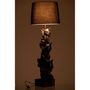 Voir la diapositive 3 : Paris Prix Lampe à Poser Déco  3 Éléphants  100cm Marron
