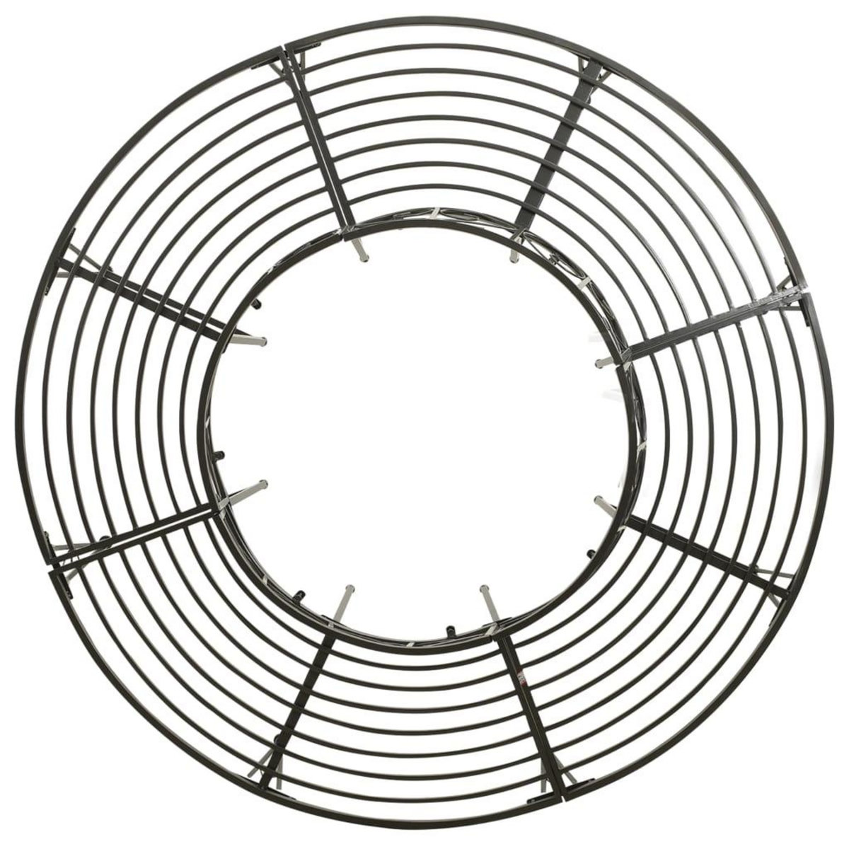 VIDAXL Banc circulaire de jardin 160 cm Acier