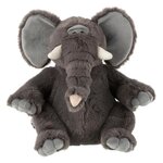 Paris Prix Peluche Éléphant  Trompe  30cm Gris