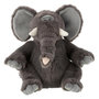 Voir la diapositive 1 : Paris Prix Peluche Éléphant  Trompe  30cm Gris