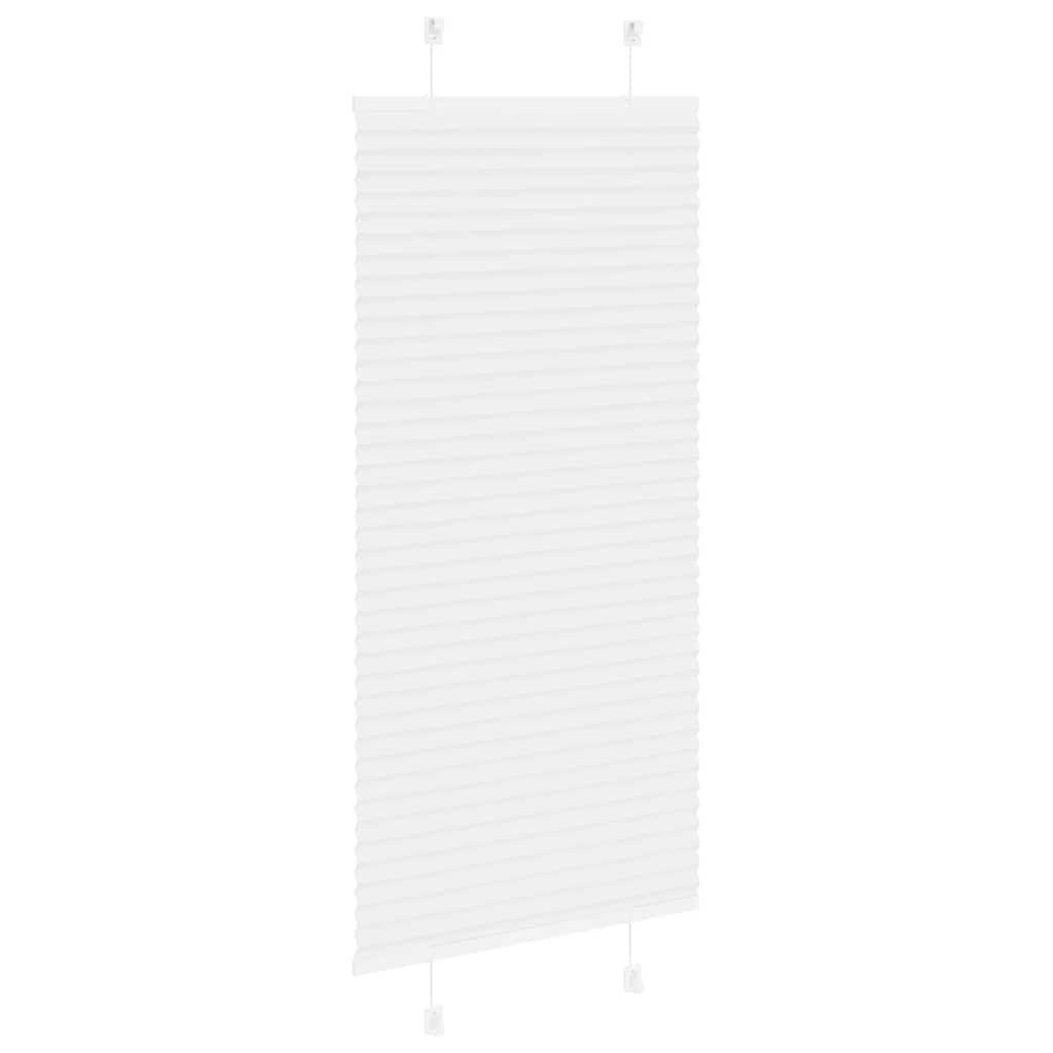 Voir la diapositive 4 : VIDAXL Store plisse blanc 55x100 cm largeur du tissu 54,4 cm polyester
