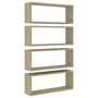 Voir la diapositive 2 : VIDAXL Etageres murales cube 4 pcs Chene sonoma Bois d'ingenierie