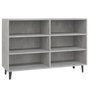 Voir la diapositive 2 : VIDAXL Buffet gris beton 103,5x35x70 cm bois d'ingenierie