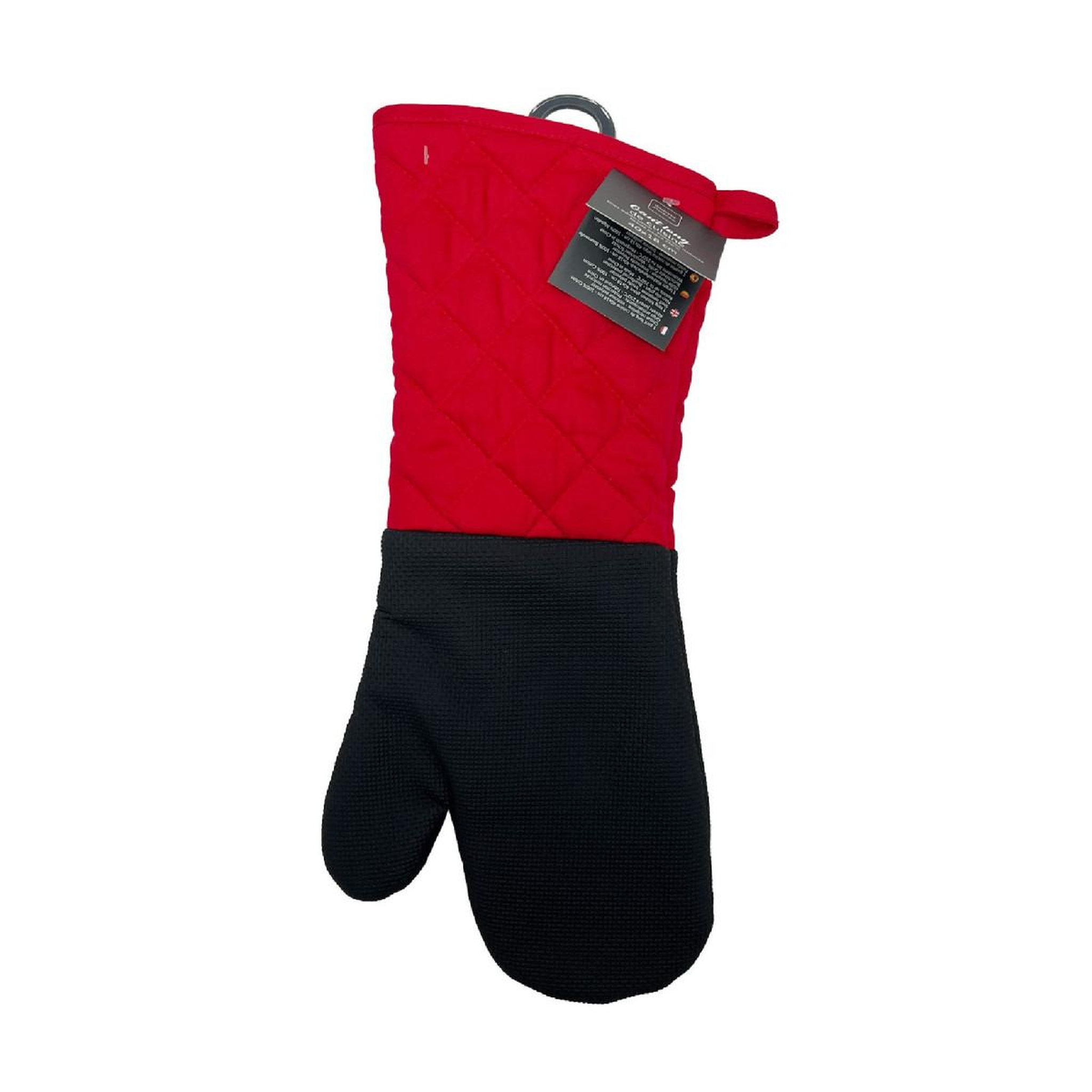 Voir la diapositive 3 : Douceur d'Intérieur Gant de cuisine long  cuistot  40cm rouge