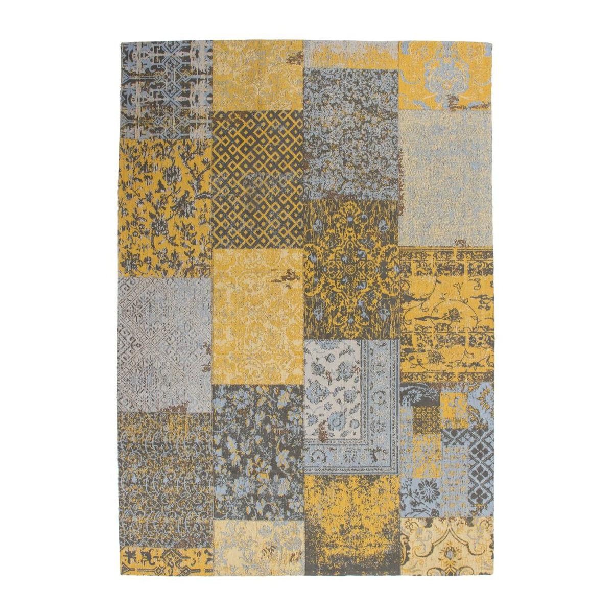 Paris Prix Tapis Tissé Vintage Patchwork  Symphony  Or