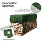 LINXOR Bâche de protection extérieure universelle réversible avec œillets - 150g - Gris et vert