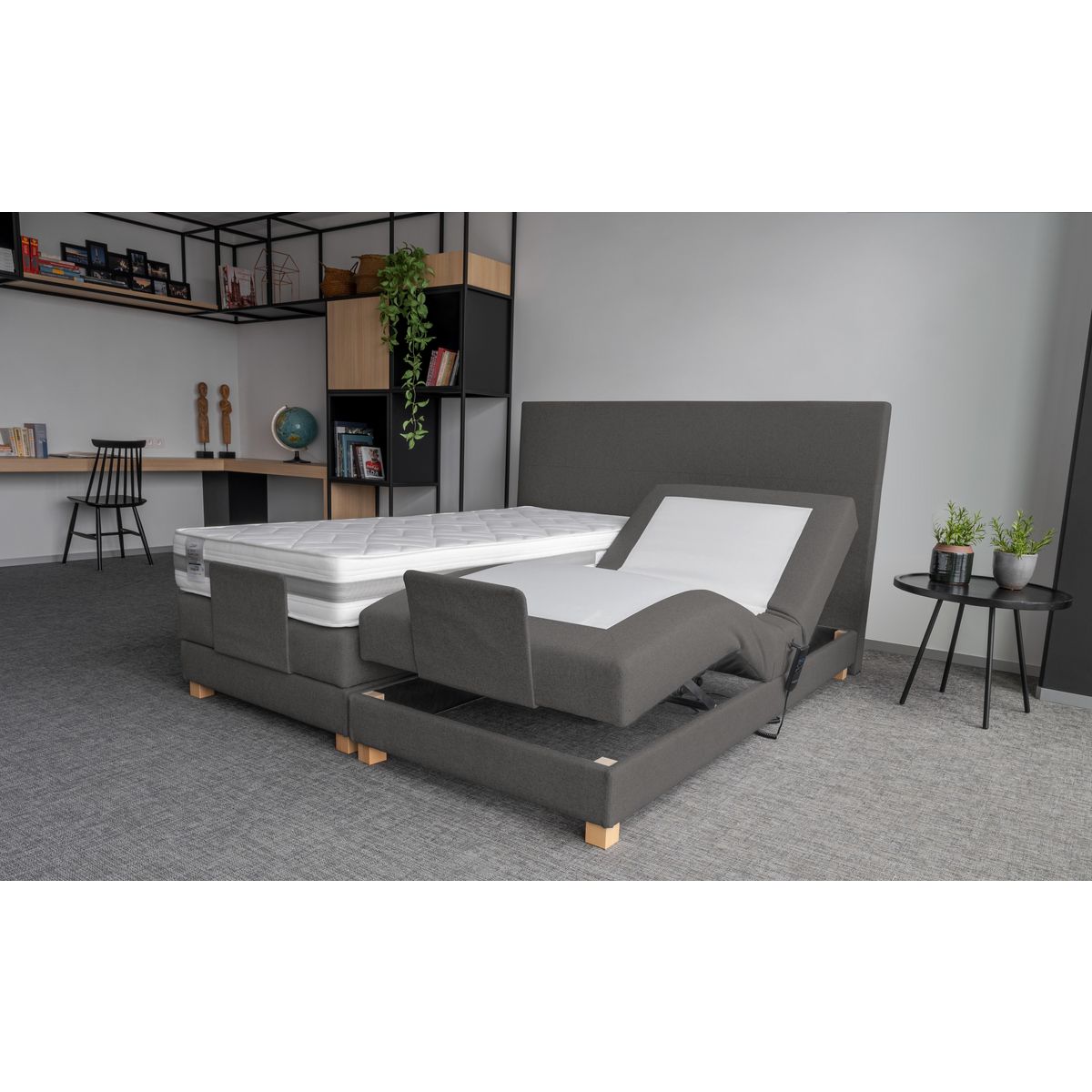 PRESTIGE Collection Ensemble complet Boxspring avec sommiers électriques 160x200 cm CONFORT HOTEL 