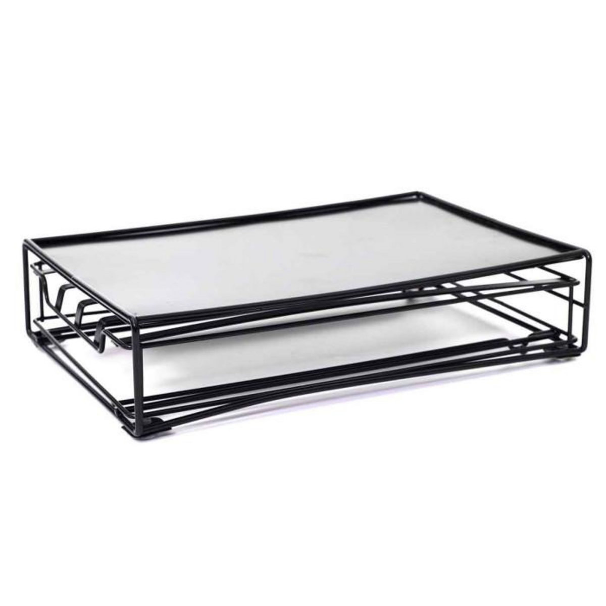 Paris Prix Tiroir Porte-Capsules Métal  Coffee  31cm Noir