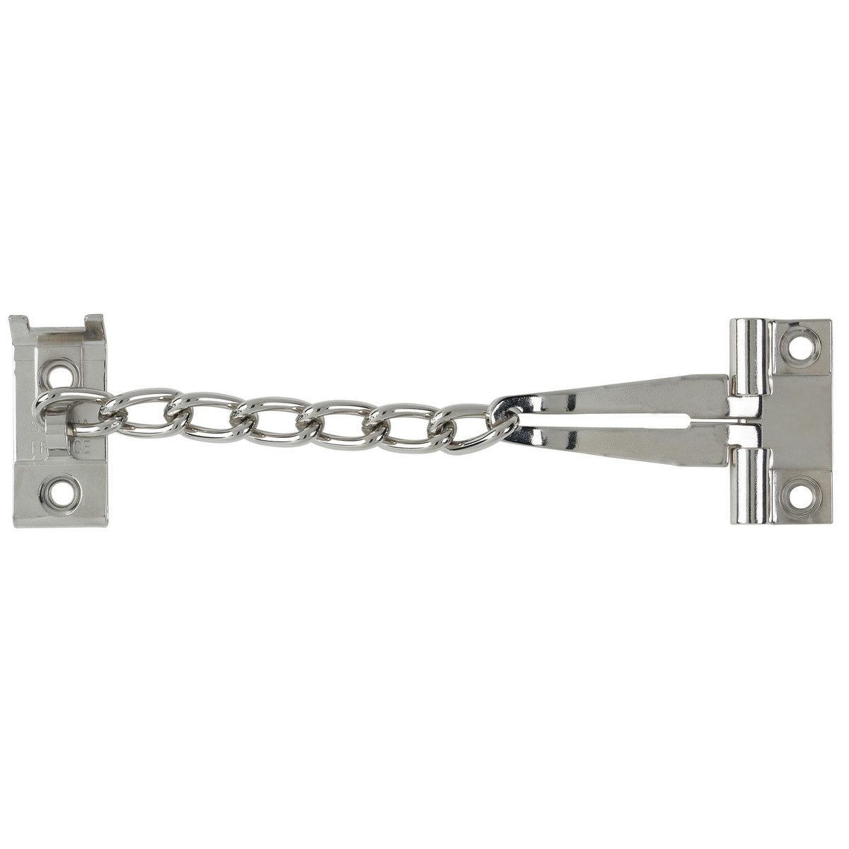 CENTRALE BRICO Entrebâilleur de porte acier gris, SOCONA Chain