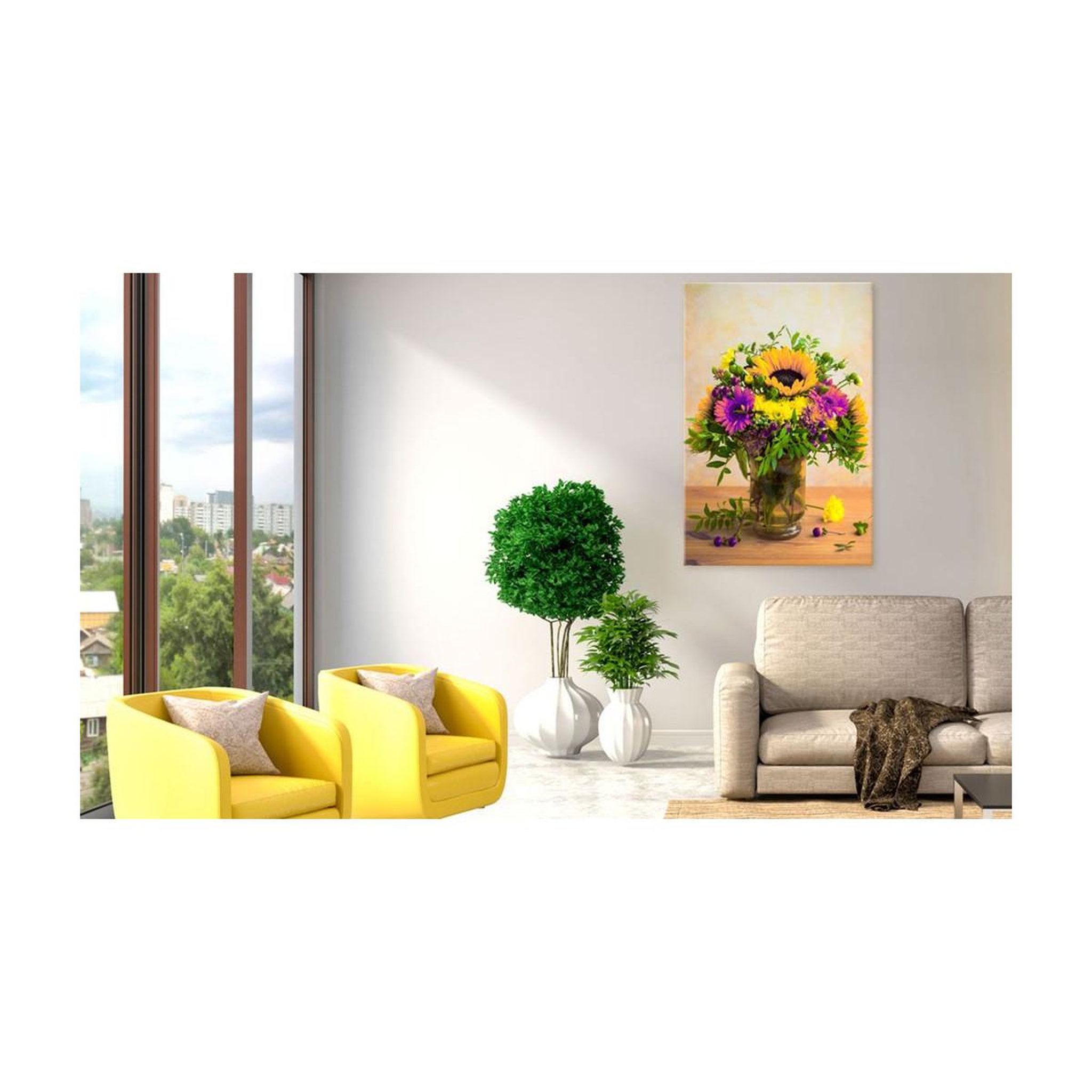 Voir la diapositive 2 : Paris Prix Tableau Imprimé  Flowery Charm