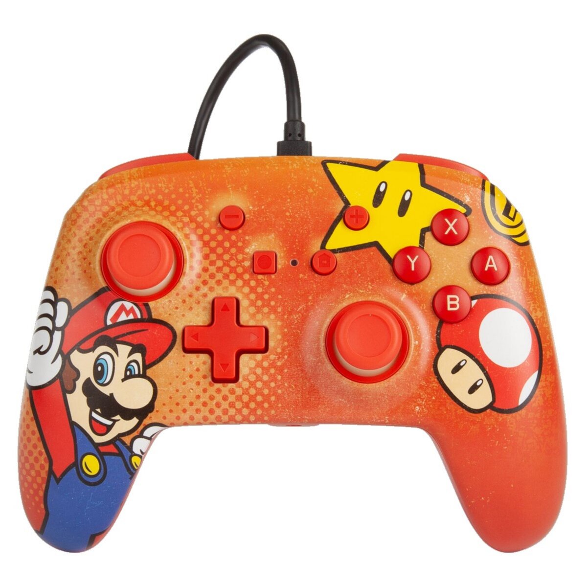 POWER A Manette Filaire Mario Vintage Nintendo Switch