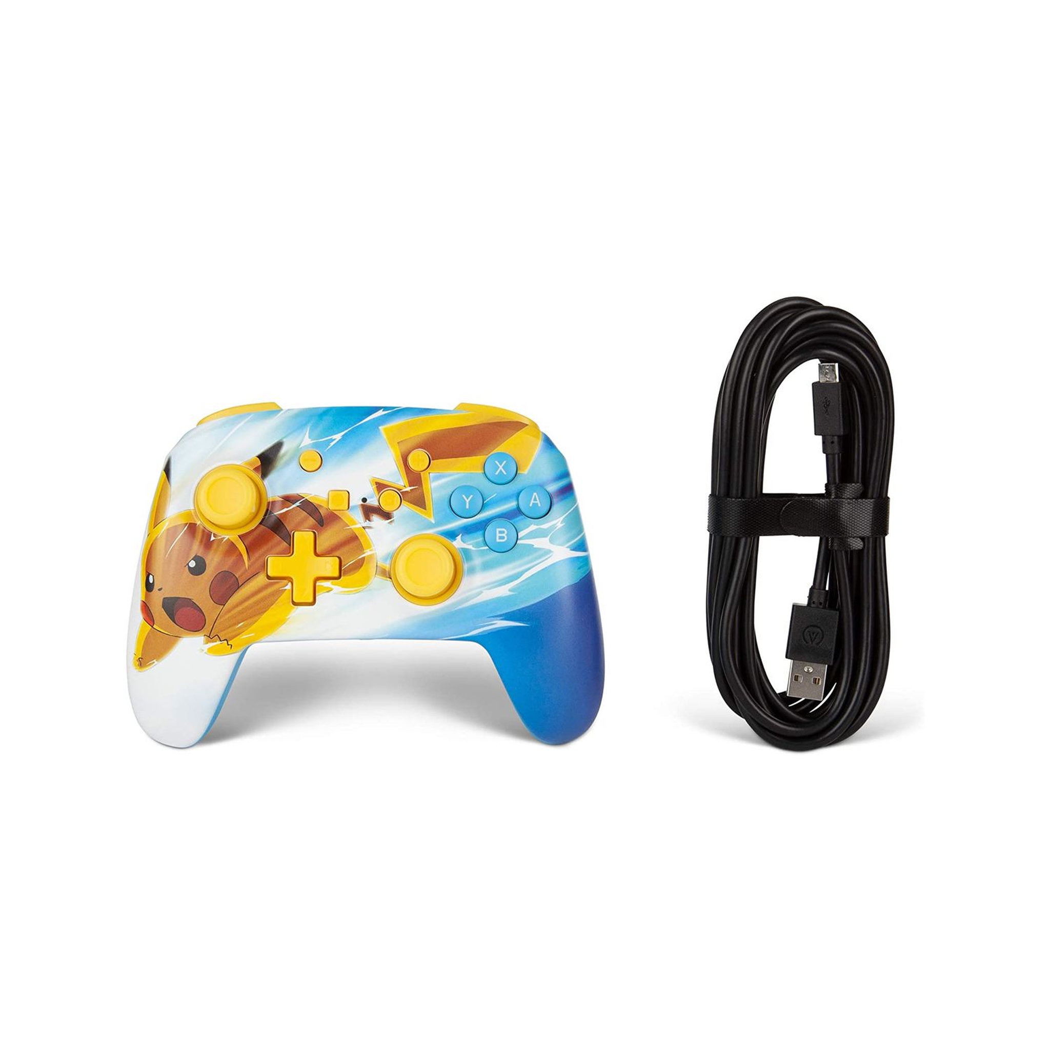 Voir la diapositive 7 : POWER A Manette Filaire Pikachu Pokémon Nintendo Switch
