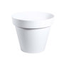 Voir la diapositive 1 : Eda Pot de fleur rond Toscane Ø 80 x H.66 cm - Blanc - Eda
