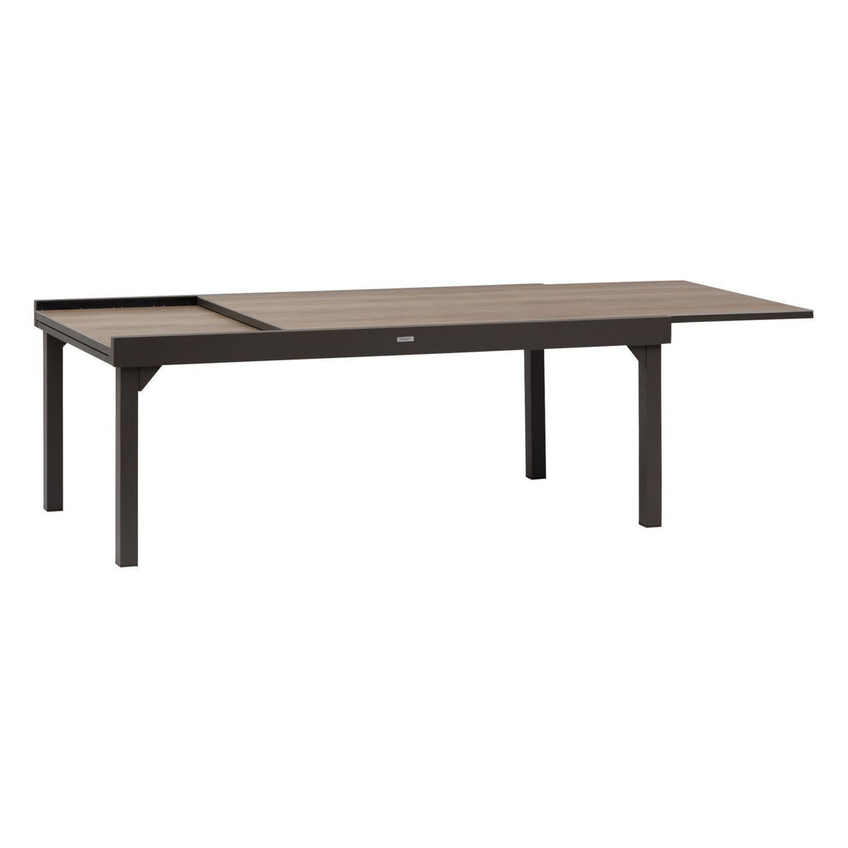 HESPERIDE Table de jardin extensible Piazza en aluminium