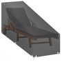 Voir la diapositive 2 : VIDAXL Housse de chaise longue 12 œillets 200x65x35/60 cm polyethylene