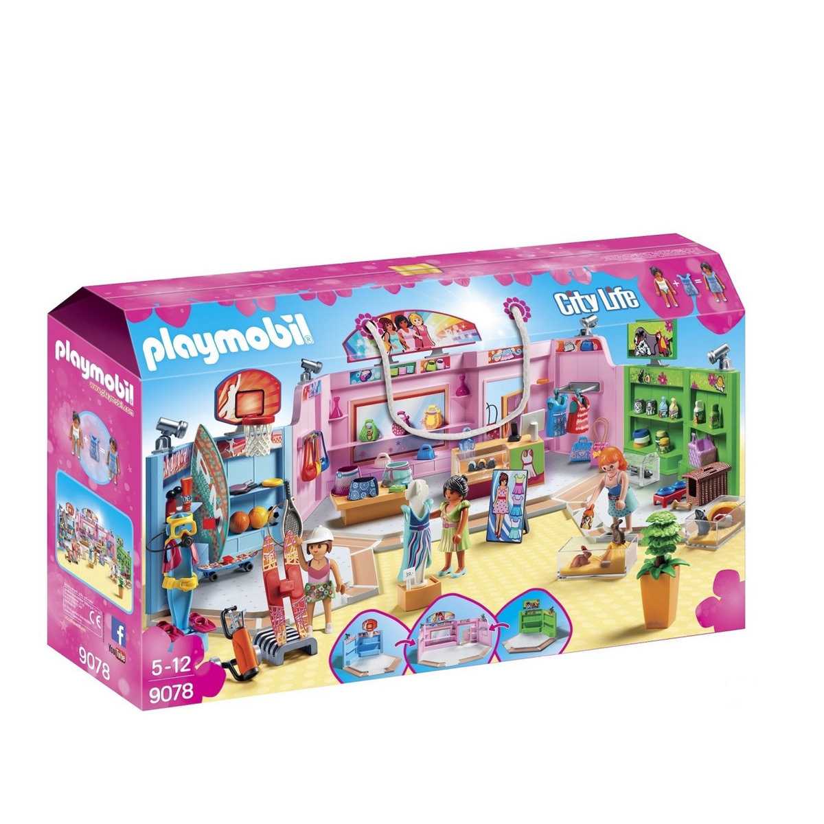 PLAYMOBIL 9078 - City Life - Galerie marchande 