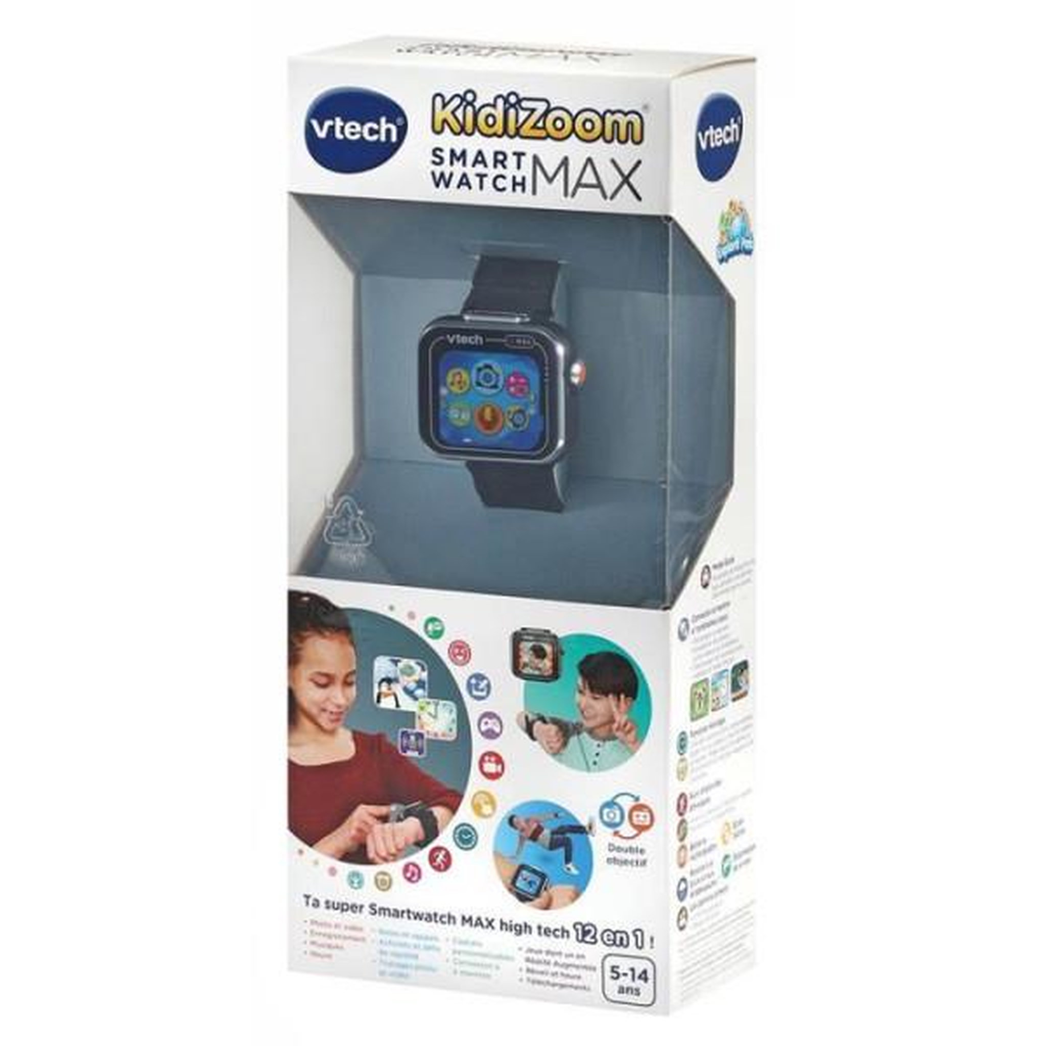 Voir la diapositive 4 : VTECH Montre éducatif Vtech Kidizoom Max Noir