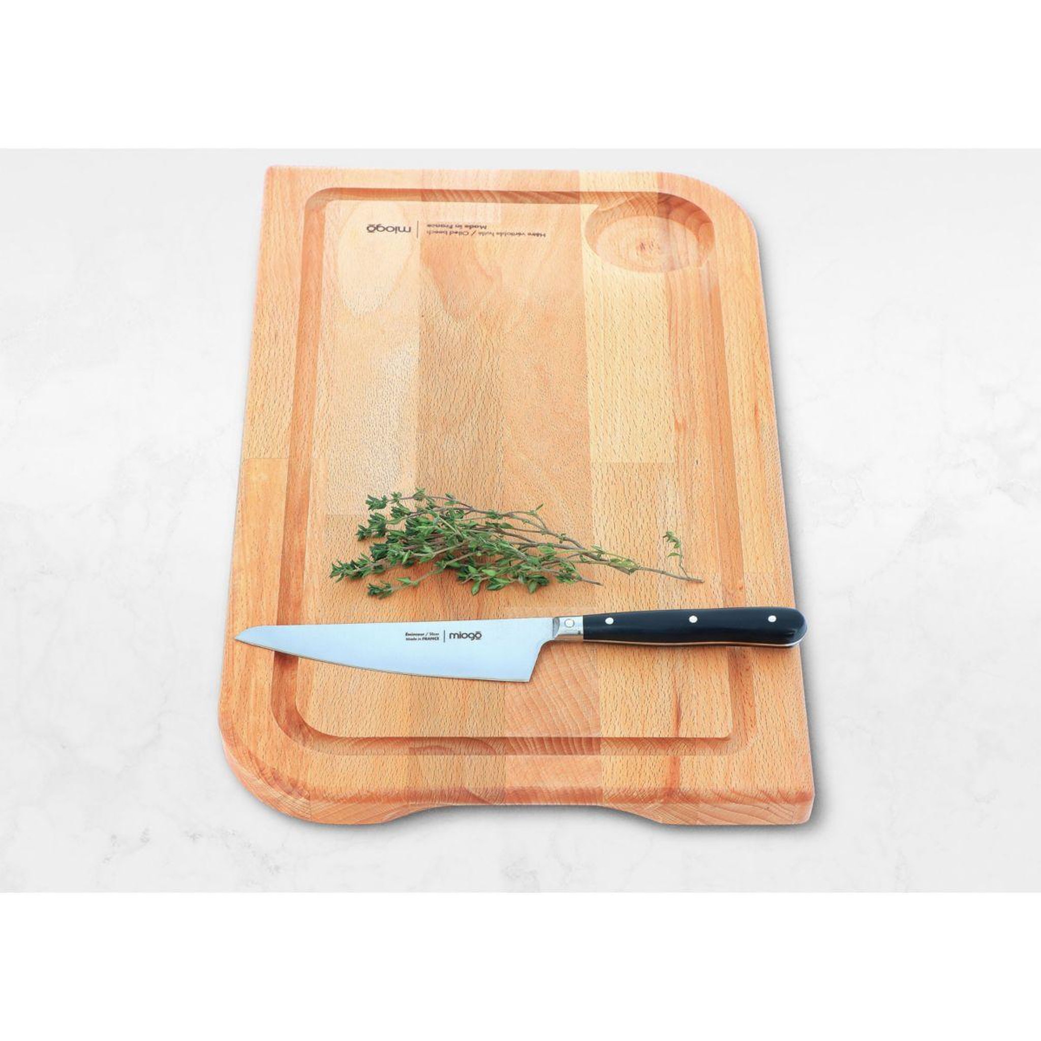 Voir la diapositive 4 : MIOGO Couteau eminceur 12.5 cm pleine soie