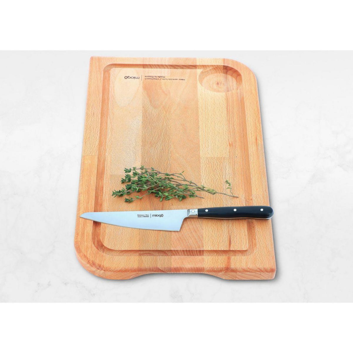 MIOGO Couteau Eminceur 12.5 cm Pleine soie