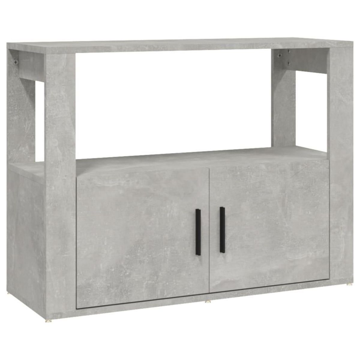 VIDAXL Buffet Gris beton 80x30x60 cm Bois d'ingenierie