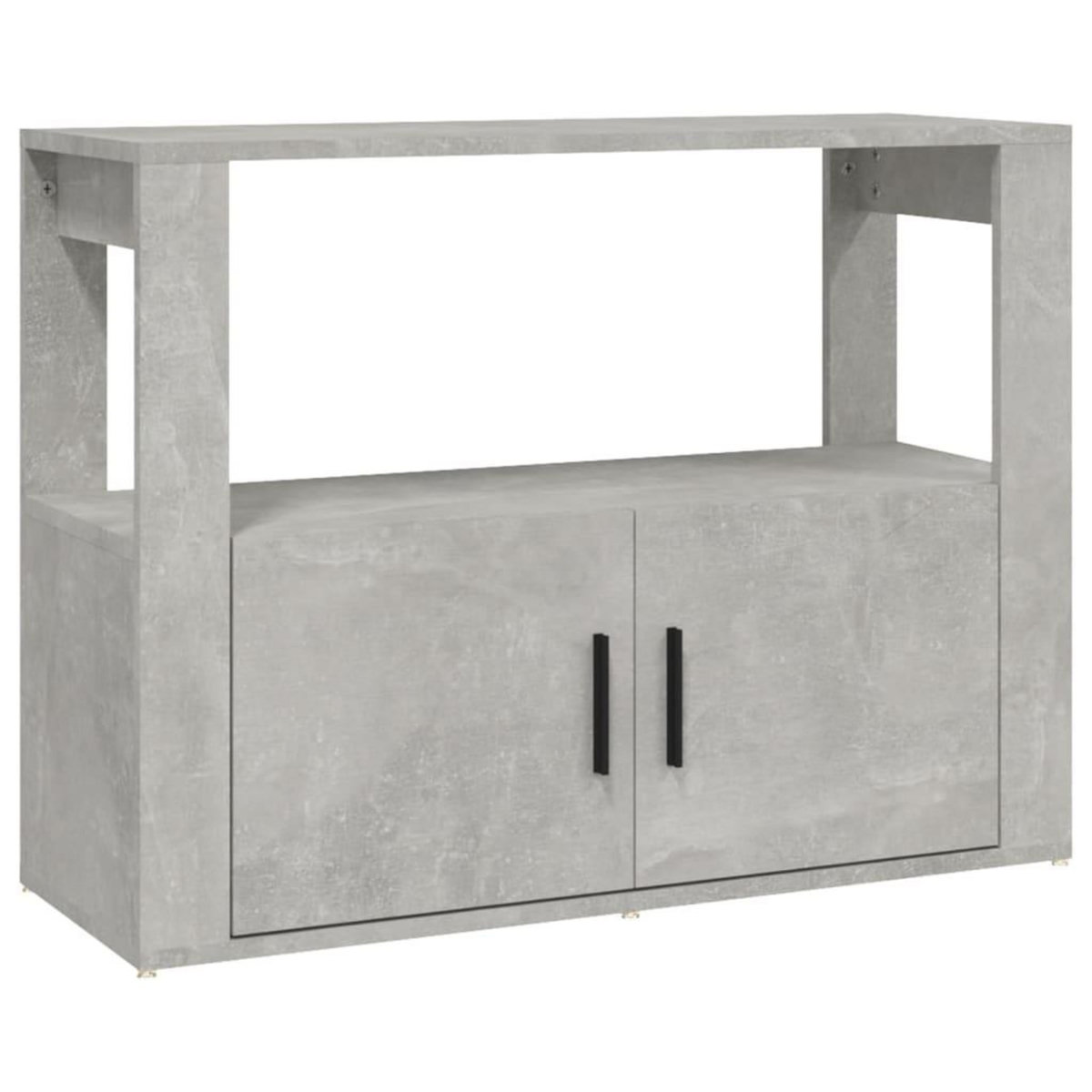 VIDAXL Buffet Gris beton 80x30x60 cm Bois d'ingenierie